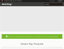 Tablet Screenshot of aktivdog.at